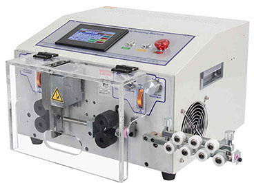 Como operar Máquinas Totalmente Automáticas de Cortar e Descascar Fios