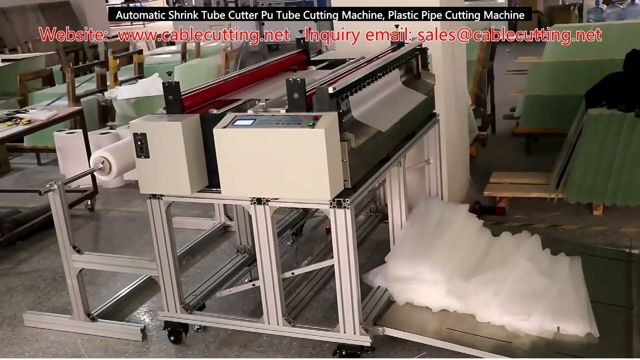 Automatic Shrink Tube Cutter PU Tube Cutting Machine, Plastic Pipe Cutting Machine