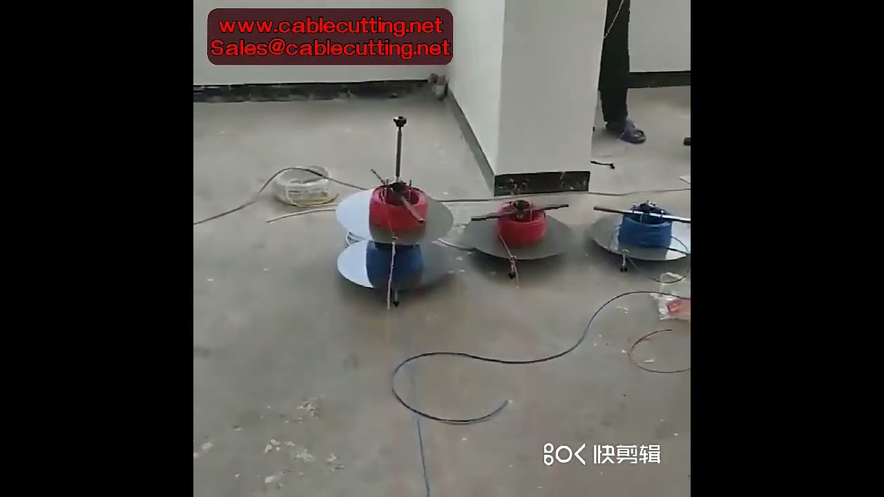 1234-Layers Rotary Wire Feeder Tool for Wire Stripping and Cutting Machine Rotating Disc Cable Coil