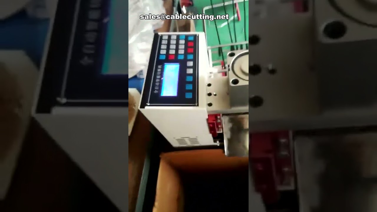 PVC Pipe and Wire Cable Cutting Machine for Industrial Automation