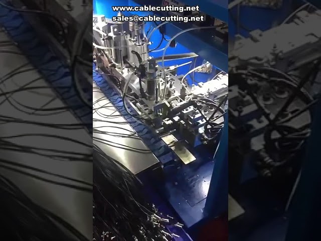 Large sheathing wire stripping twist wire tinning machine, multi core wire stripping twist wire rati