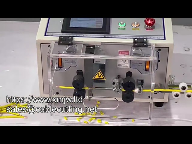 WPM 03s Fully Electric Universal Low Cost Touch Screen Automatic Copper Cable Wire Cutting Stripping
