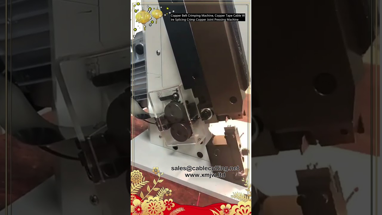 Copper Belt Crimping Machine for Cable Wire Splicing and Joint Pressing