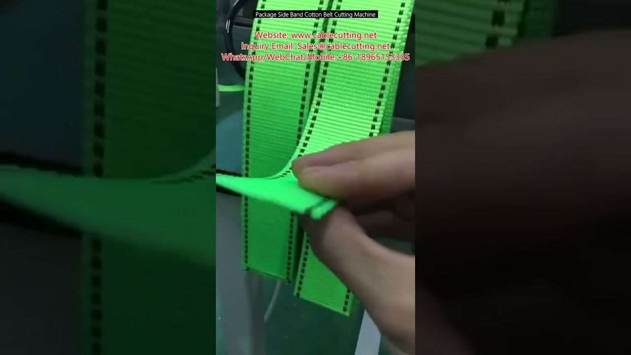 Package Side Band Cotton Belt Cutting Machine