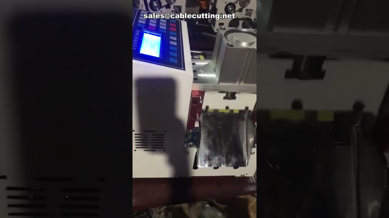 Wire Cable Tube Cutting Machine for Heat Shrinkable Tube, Copper Wire, PVC, and Plastic Pipe