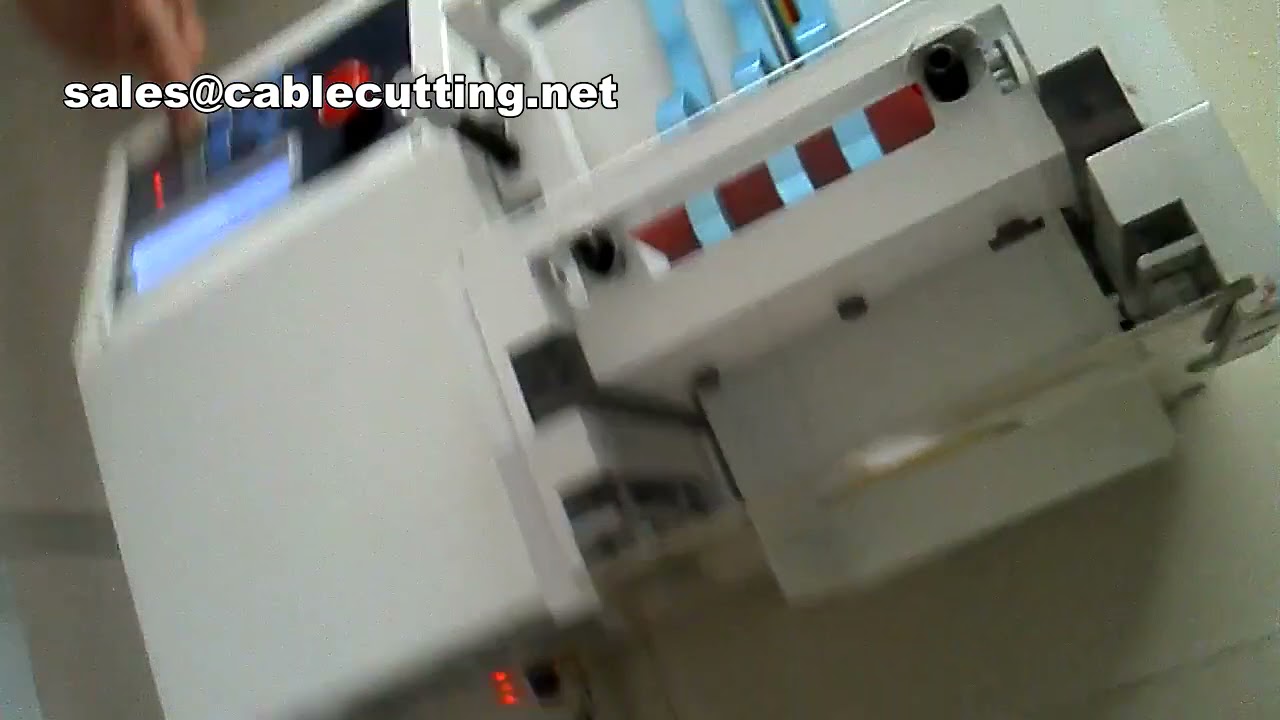 Small Wire and Tube Cutting Machine for Factory Automation