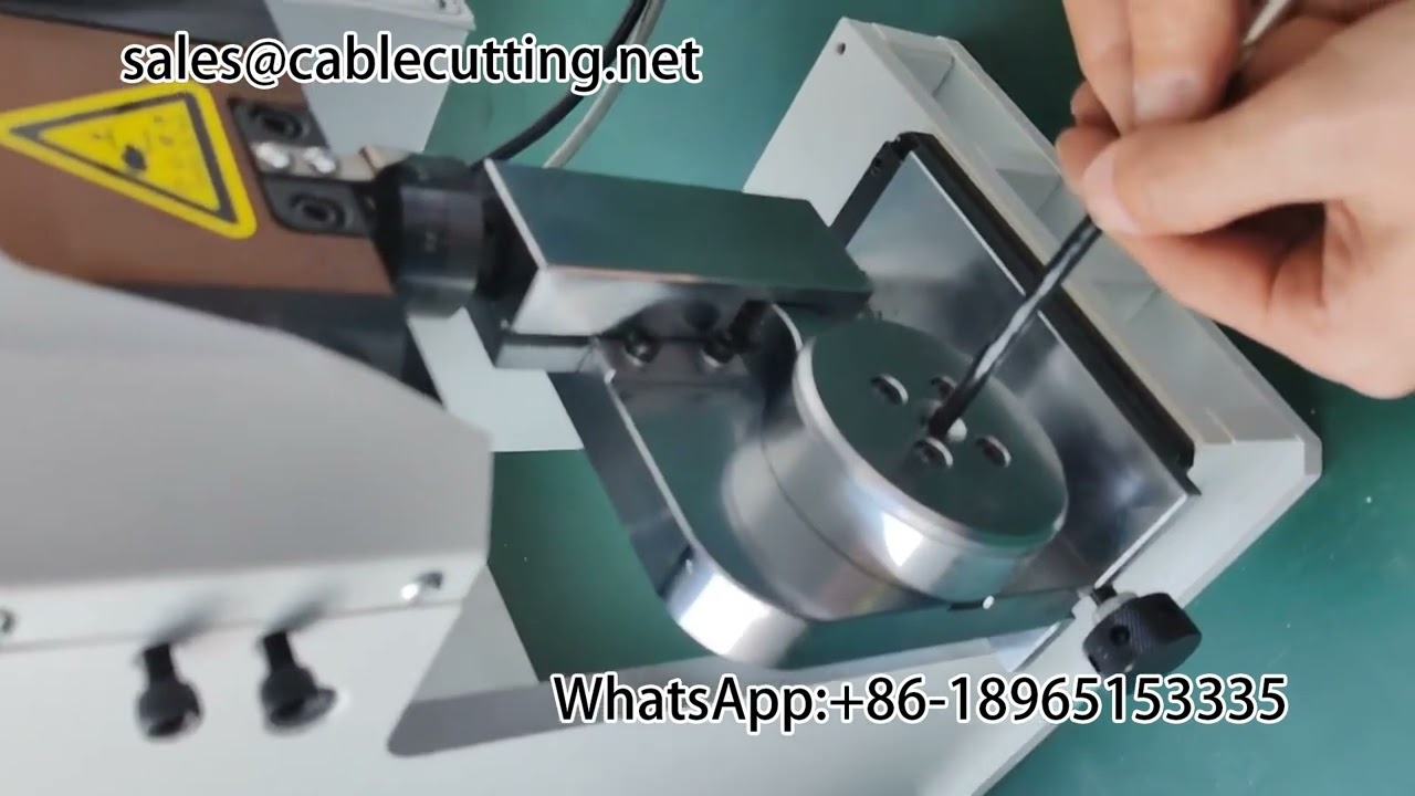 Wire Harness Equipment Stripping Machine with Four-Point Crimp Moulds