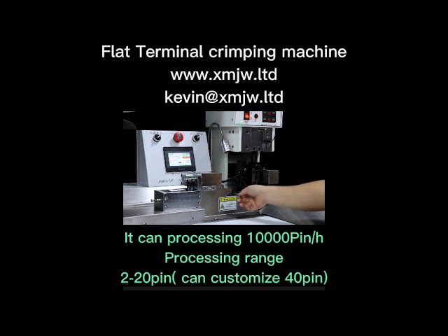 Flat Terminal crimping machine