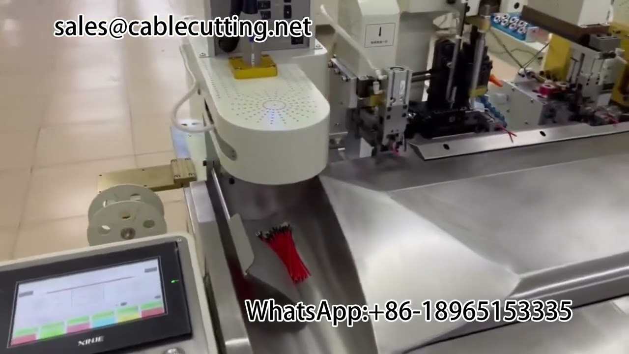 Dual-Head Terminal Single-Wire Heat Shrink Tube Machine