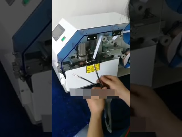 Shielded Wire Automatic Cable Copper & Aluminum Foil Wrapping Machine