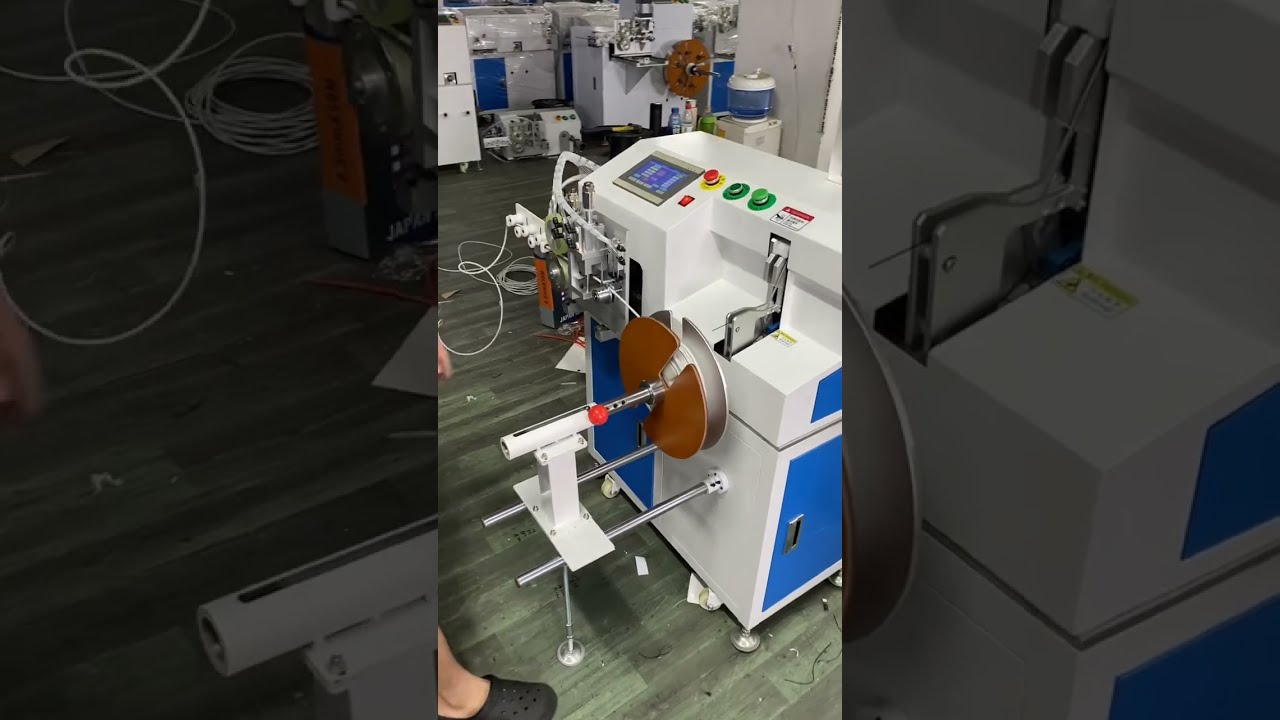 Automatic Meter Counting, Traversing, Cutting, Wire Winding & Tying All in One Machine 1mm 15mm