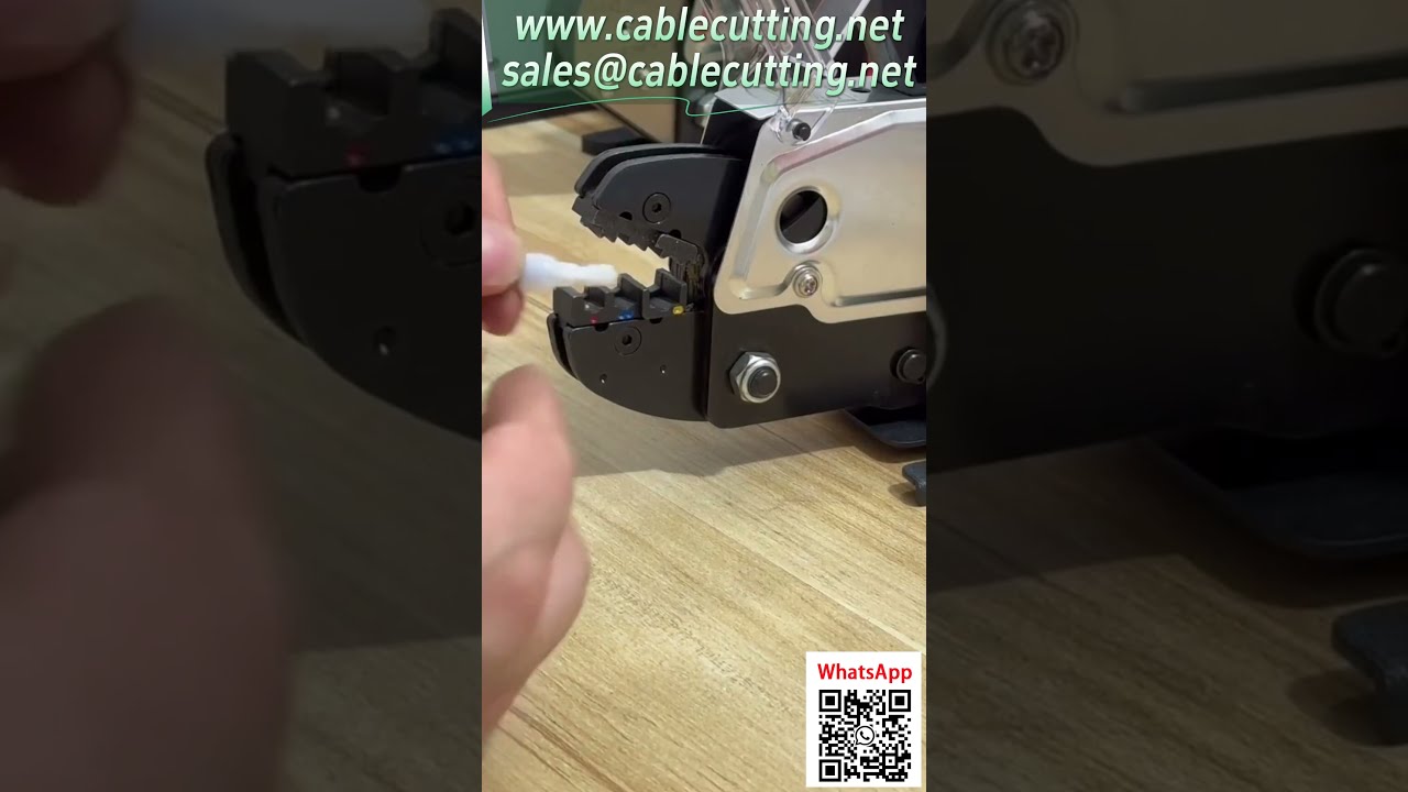 Quick Connect Wire Terminals and Crimping Cap Connectors Operation Demo