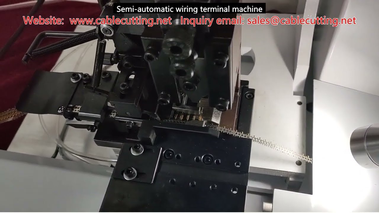 Semi-Automatic Wiring Terminal Machine for Factory Automation