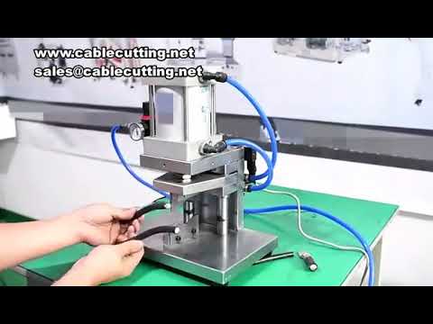 Pneumatic Cable Cutting Machine for Industrial Wire Processing