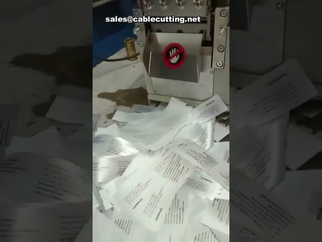 Woven Label Cut and Edge Seal Machine for Textile Manufacturing