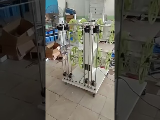 Automatic Wire Feeding Rack Pay-Off Machine | Disc Reel Induction Cutting Wire Feeder