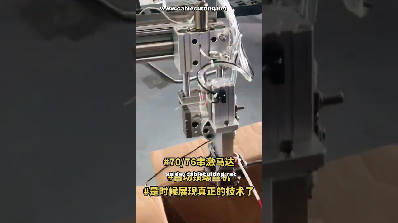 Multi Axis Rotary Auto Screw Fastening Machine with Robotic Arm Pick & Place # Custom Automation
