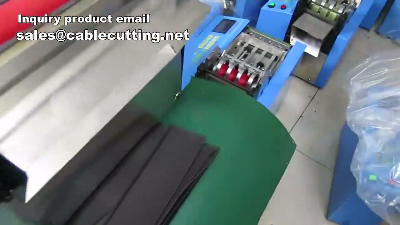 Plastic Corrugated Tube Cutting Machine for Cable Harness Protection