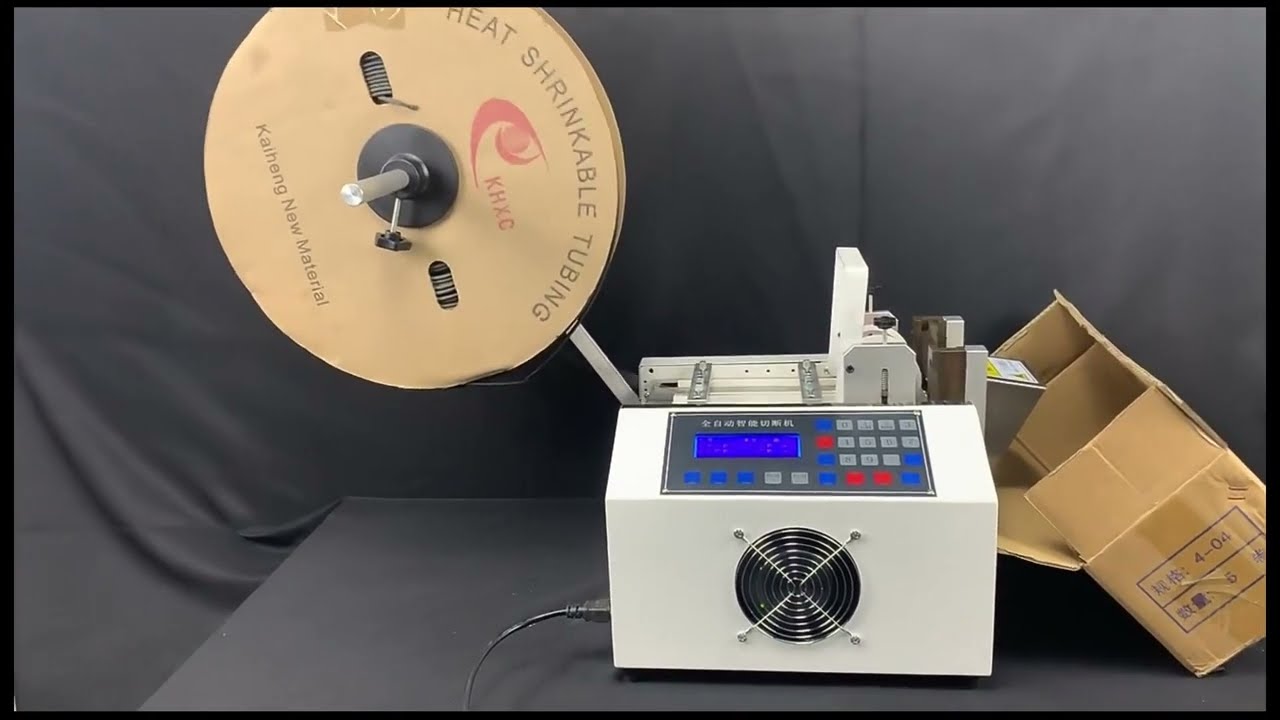 Automatic Heat Shrink Tubing Cutter and Tube Shrinking Machine