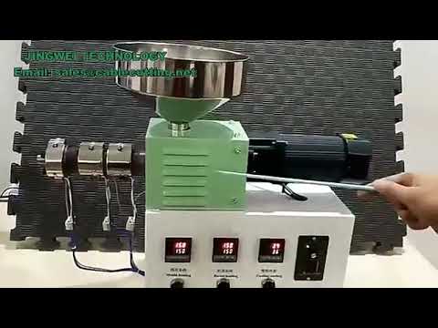 SJ-35 Mini Extruder, Desktop Single Screw Plastic Extrusion Machine for 3D Printing