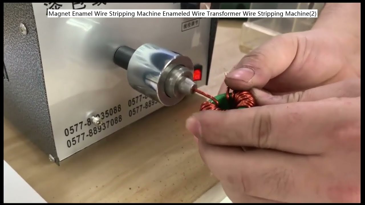 Magnet Enamel Wire Stripping Machine Enameled Wire Transformer Wire Stripping Machine2
