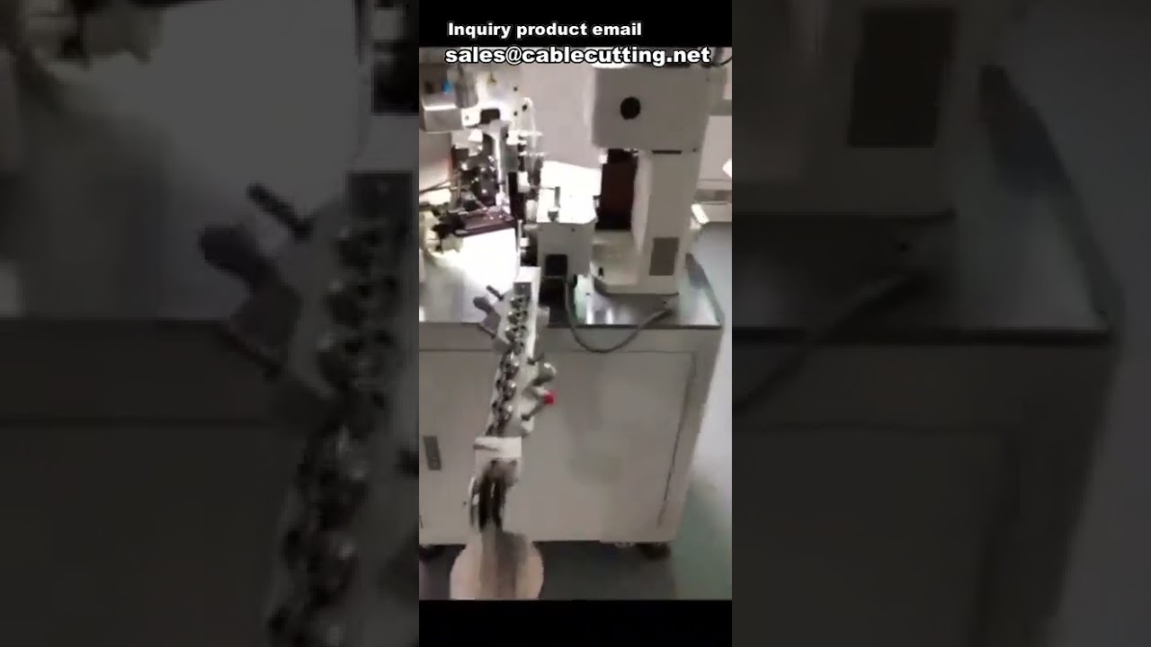 Automatic Wire Double-End Crimping Machine | Continuous Terminal Processing Equipment