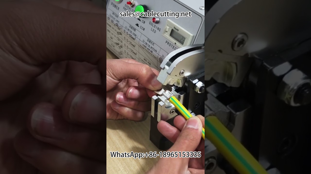 Pure Electric Terminal Machine for 0.5-70 sq ft Wire Processing