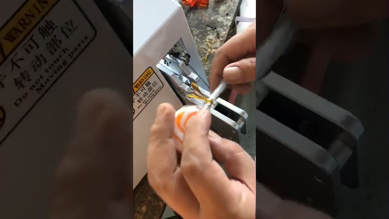 Gold wire twist ties machine for plastic bags 2