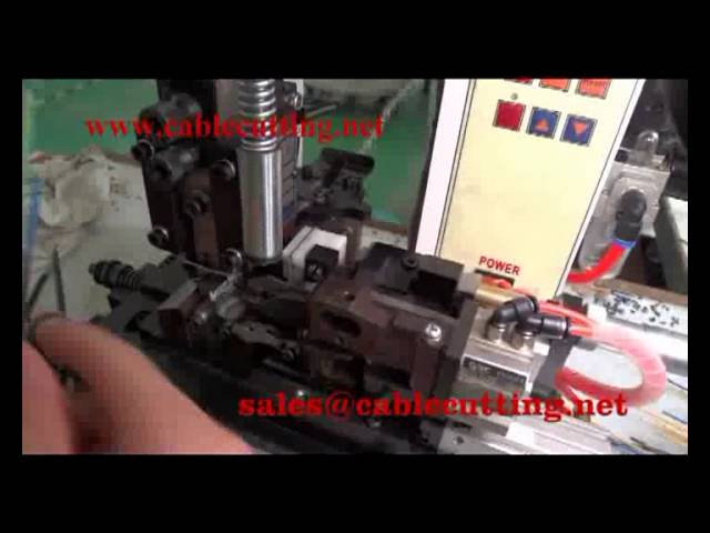 Semi-Automatic Side Feed Wire Stripping and Crimping Machine WPM-2008-A2