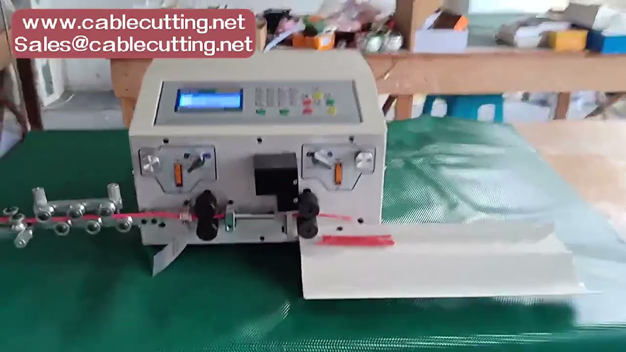 500W Computer Automatic Wire Stripping Machine, 4-Wheel Drive for 0.2-16mm² Wire