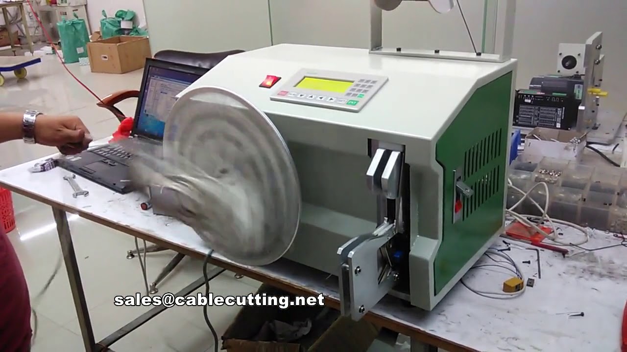 Automated Cable Winding and Binding Tool for Industrial Packaging