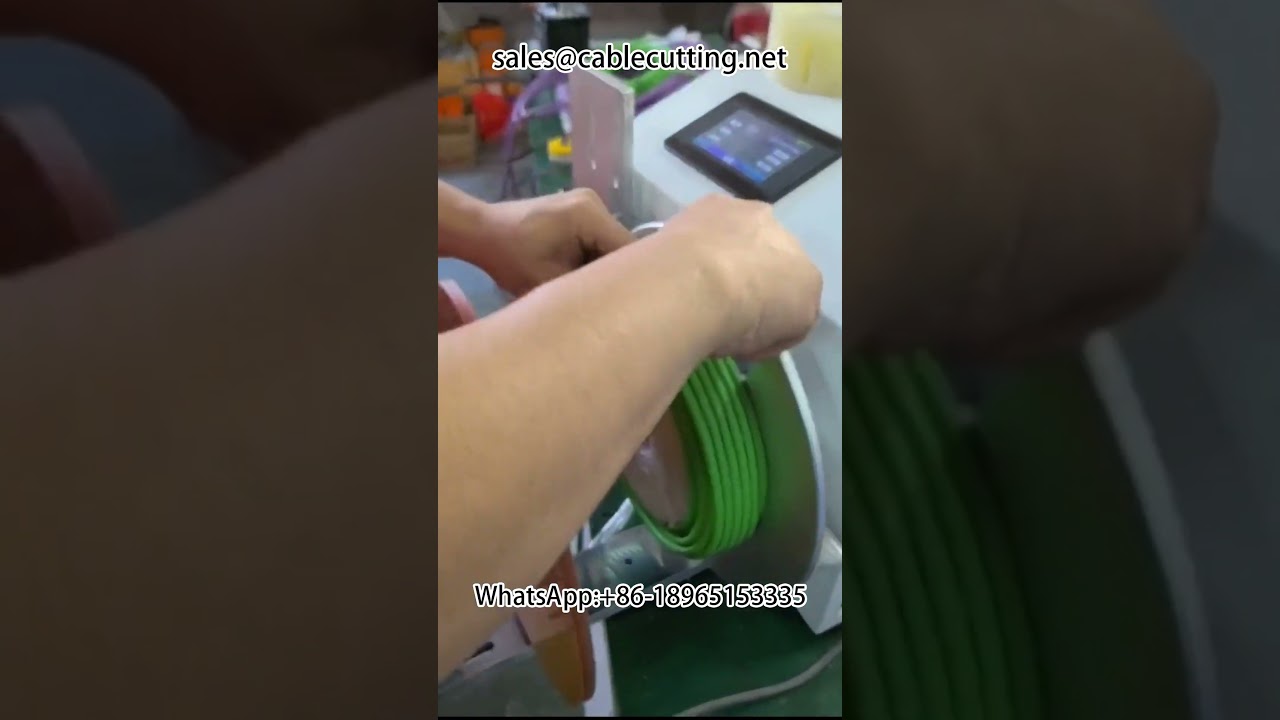 Automatic Wire Sorting, Cutting, and Winding Machine | Industrial Automation