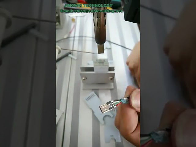 High accuracy Type C cable welding machine Iphone USB A head automatic DIY soldering machine