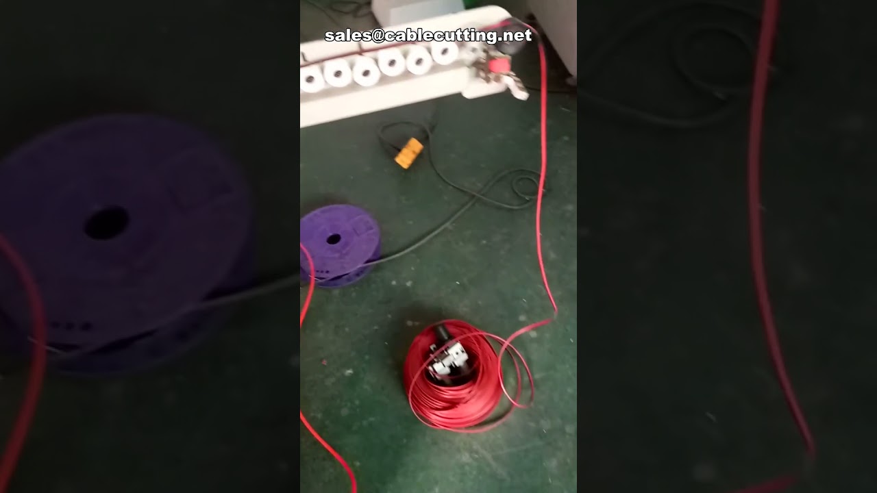 Ribbon Flat Cable Cutting, Slitting, Stripping, and Crimping Machine