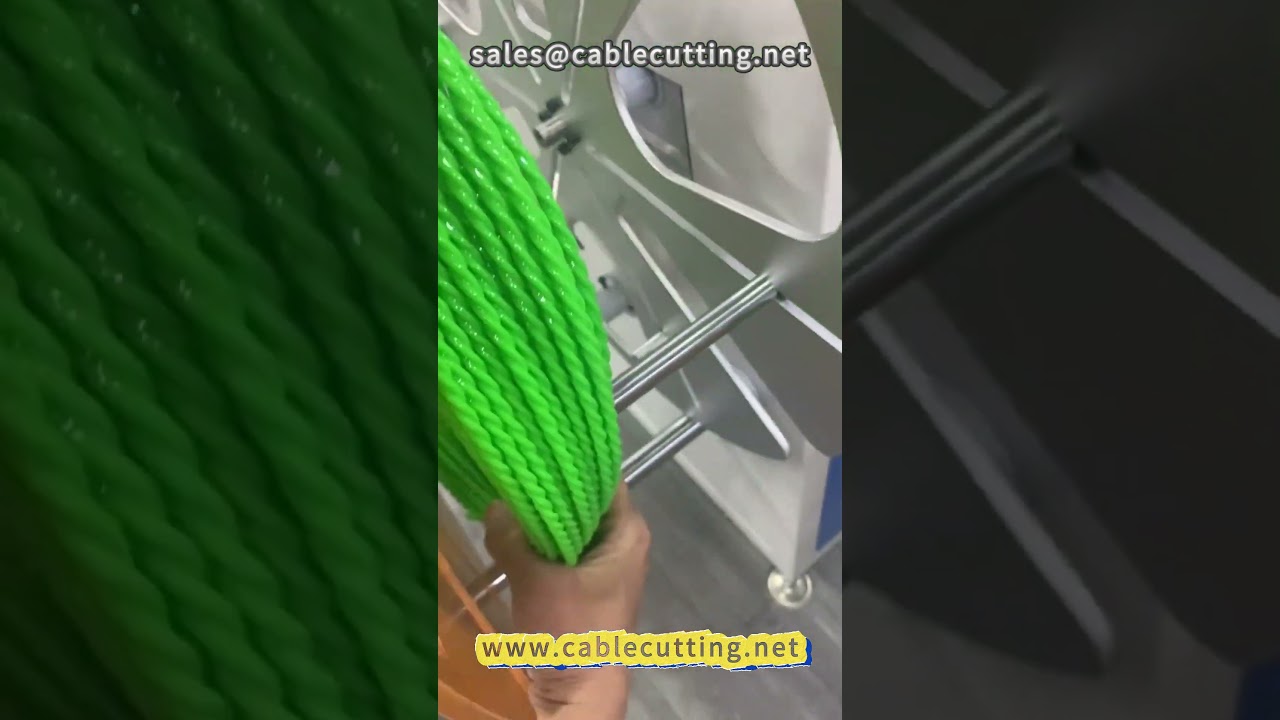 81  meter winding, large roll small roll, bundling machine # meter winding machine # wire processing