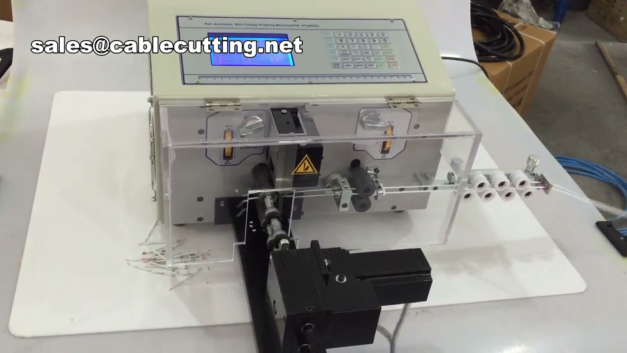Automatic Wire Cutting and Stripping Machine | High-Speed Wire Stripper