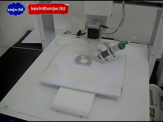 Three four Axis Silicone Paint Epoxy Resin Pu Uv Pvc Ab Hot Melt Automatic Glue Dispensing Machine
