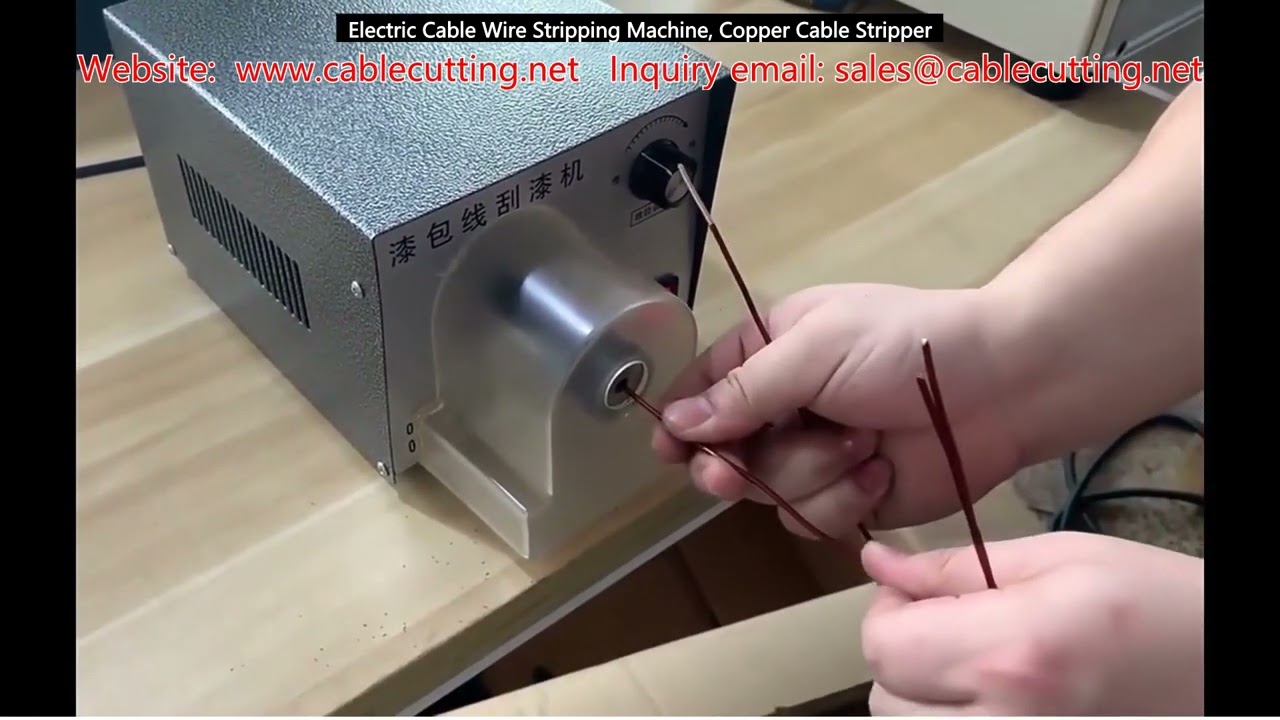 Electric Cable Wire Stripping Machine, Automatic Copper Cable Stripper