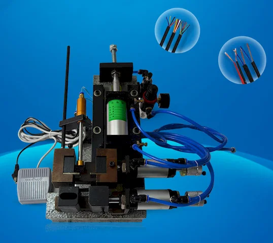 Máquina Pneumática de Descascar Fios WPM-305 - Máquina de Escova de Arame Semiautomática