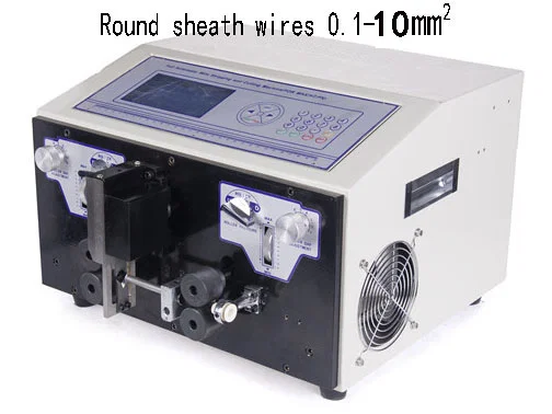 Máquina de Cortar e Descascar Fio Encapsulado WPM-09HT1 10mm2 - Máquina Automática de Descascamento de Fios