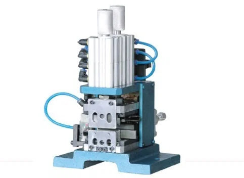 Máquina Vertical Pneumática de Descascar Fios WPM-4F - Máquina de Escova de Arame Semiautomática